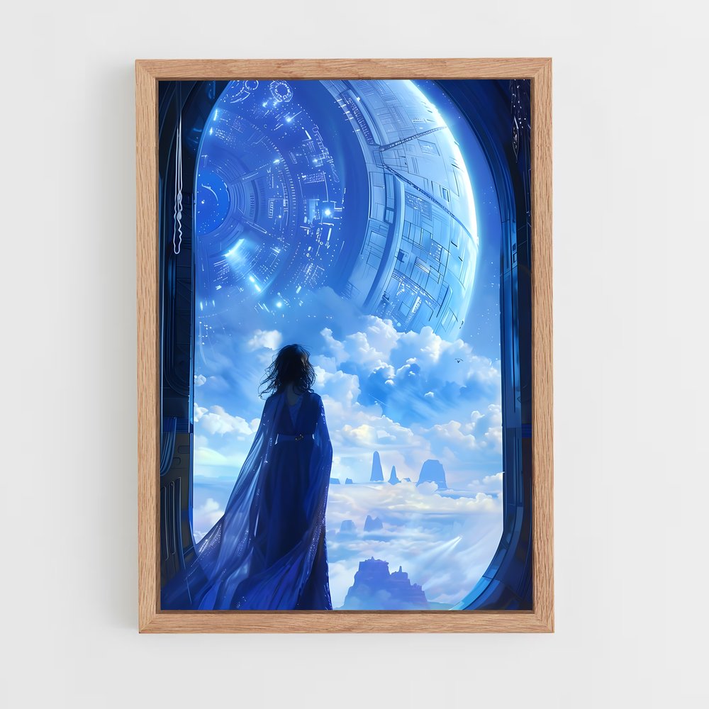 Poster Éclatant d'Aventure Cosmique – affiche Art spatial (vue 4)